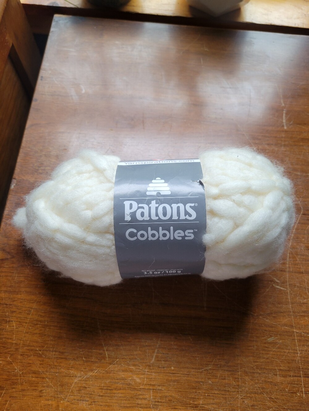 Patons Cobbles Yarn (1) Winter White